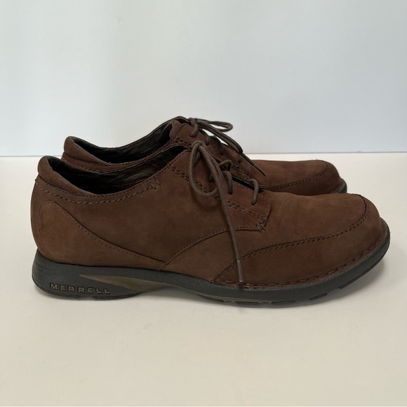 Merrell Orion Brown Leather Oxford Shoes Sz 9 main image 5